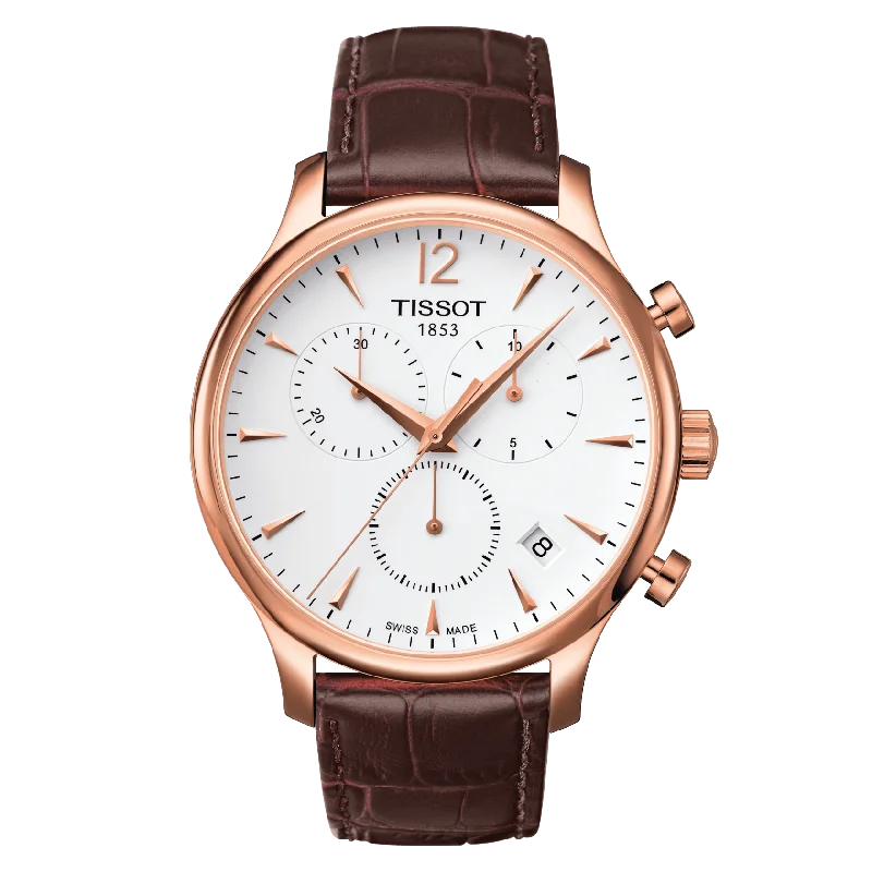 Men's Chronograph Watches with Heart Rate Monitoring-Tissot Tradition Chronograph Men'S Watch
