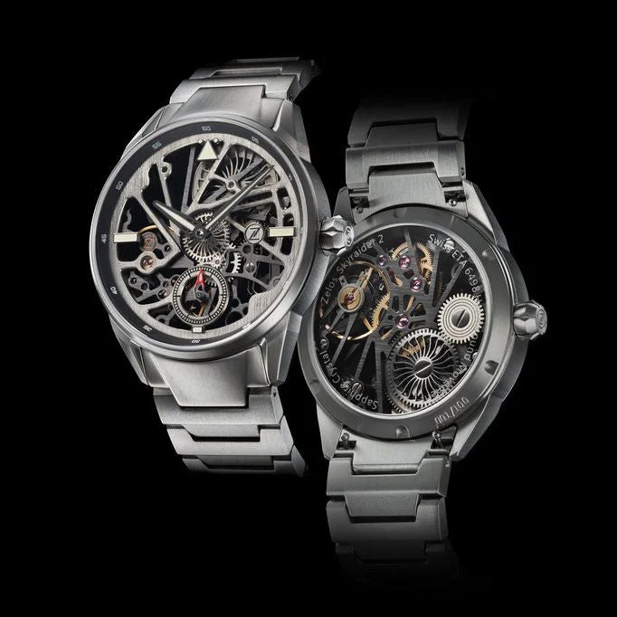 Zelos Skyraider 2 Titanium Skeleton - Limited Edition ETA 6498-1 Elabore