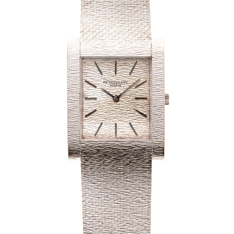 Men's Patek Philippe Watches for Humidity Monitoring-Patek Philippe White Gold Vintage Watch Ref. 3553