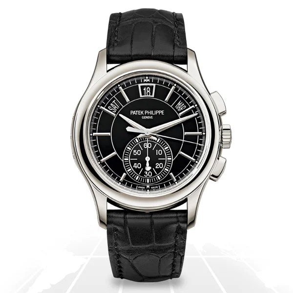 Men's Patek Philippe Watches with Laser Engraving-Patek Philippe	Complications Perpetual Calendar Chronograph	5905P-010