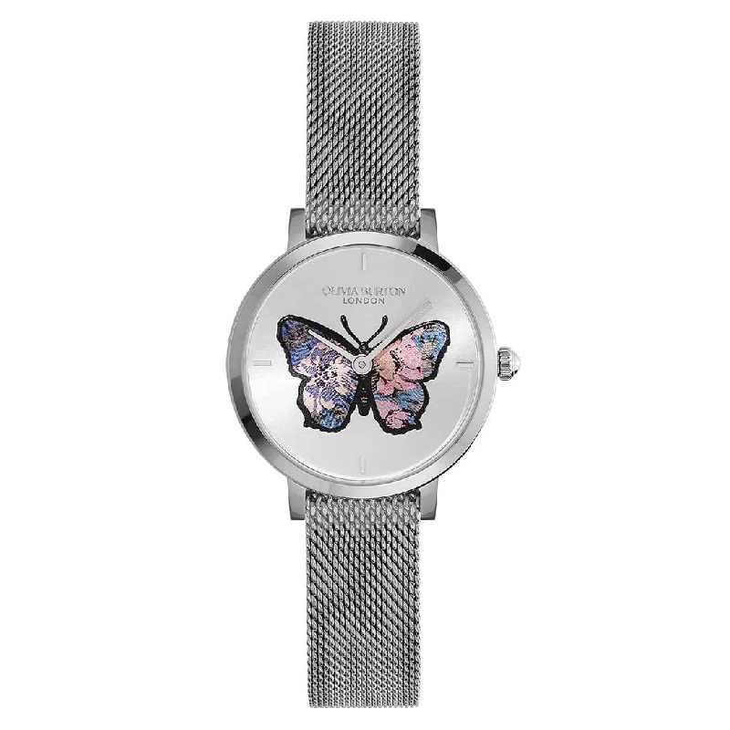 Men's Quartz Watches with Special Edition-OLIVIA BURTON, SIGNATURE BUTTERFLY