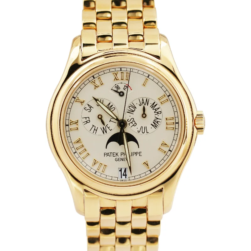 Patek Philippe Special Edition Design Watches for Women-Patek Philippe Annual Calendar Moonphase 18K Yellow Gold 37mm Watch 5036/1J BOX