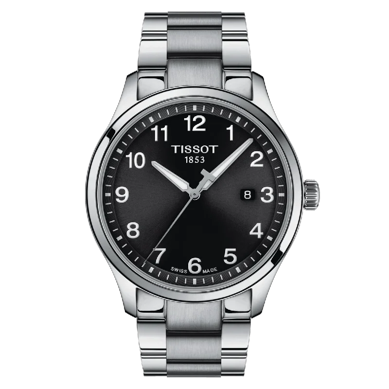 Women's Luxury Heritage Watches-Tissot T-Classic Black Dial Men 42mm