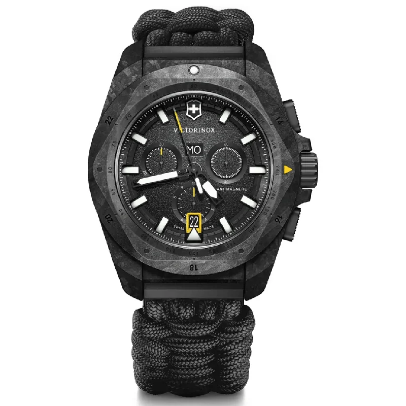 Men's Quartz Watches for Collectors-VICTORINOX, INOX CHRONOGRAPH