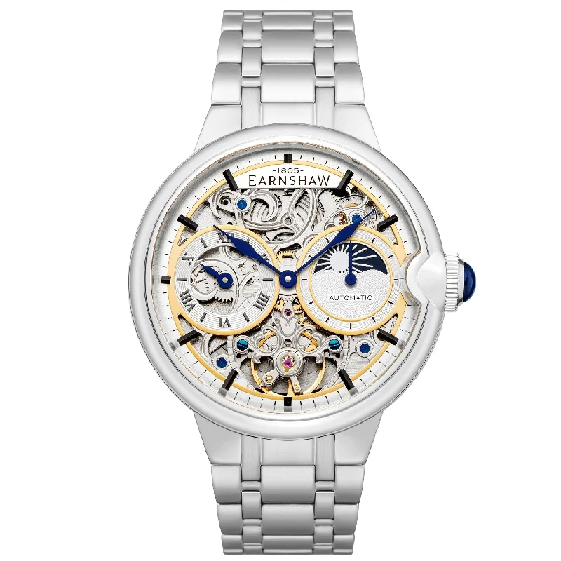 Men's Unique Shape Dress Watches for Fashion Statement-Thomas Earnshaw Barallier Watch ES-8242-11