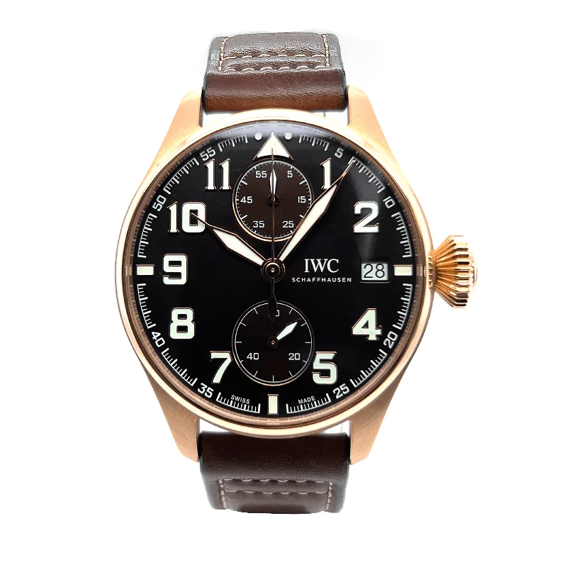 Women's Pilot Watches for High-End Collectors-IWC Big Pilot's Watch Monopusher Edition "Antoine de Saint Exupéry" IW515204 - Certified Pre-Owned