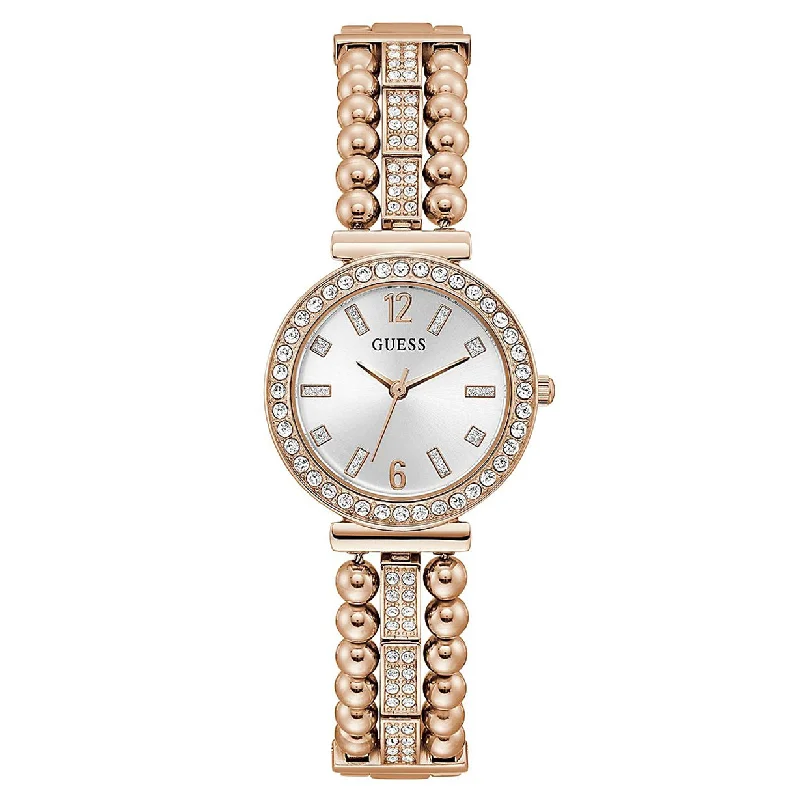 Pilot Watches for Women Online-Guess Gala White Dial Women 30mm