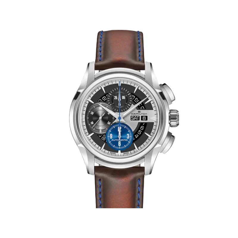 Women's Chronograph Watches for UV Protection-Hamilton Jazzmaster Face-2-Face III Limited Edition
