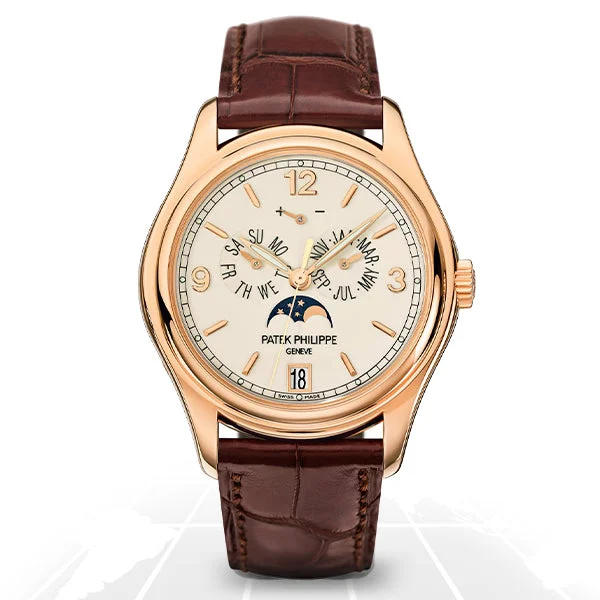 Men's Patek Philippe Watches for High-End Collectors-Patek Philippe	Complications Annual Calendar Moon Phase	5146R-001