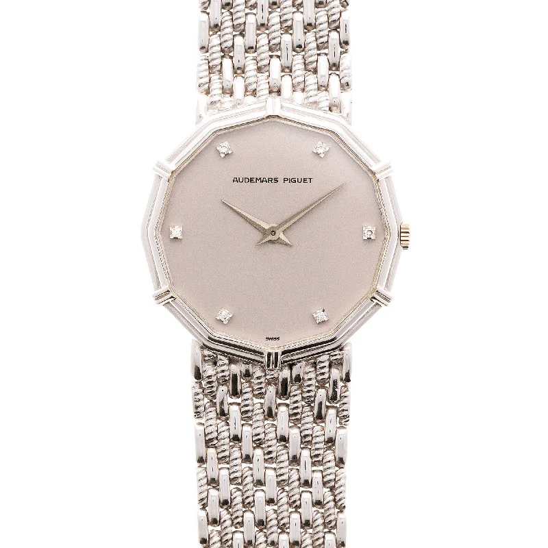 Men's Audemars Piguet American Made Watches-Audemars Piguet White Gold Dodecagon Watch in Like New Condition