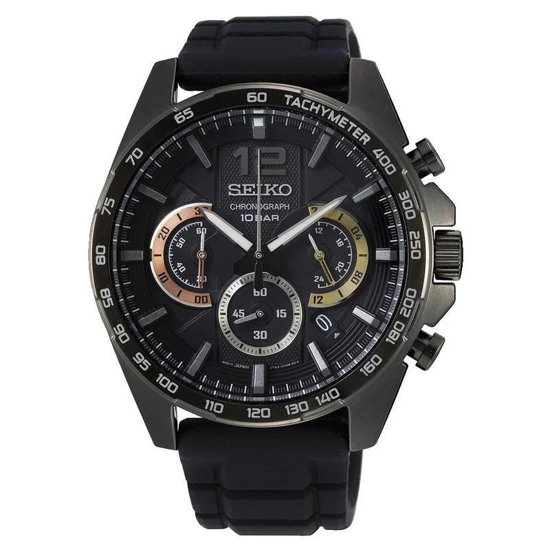 Women's Chronograph Watches for Navigation Instruments-Gents Seiko Chronograph 100M