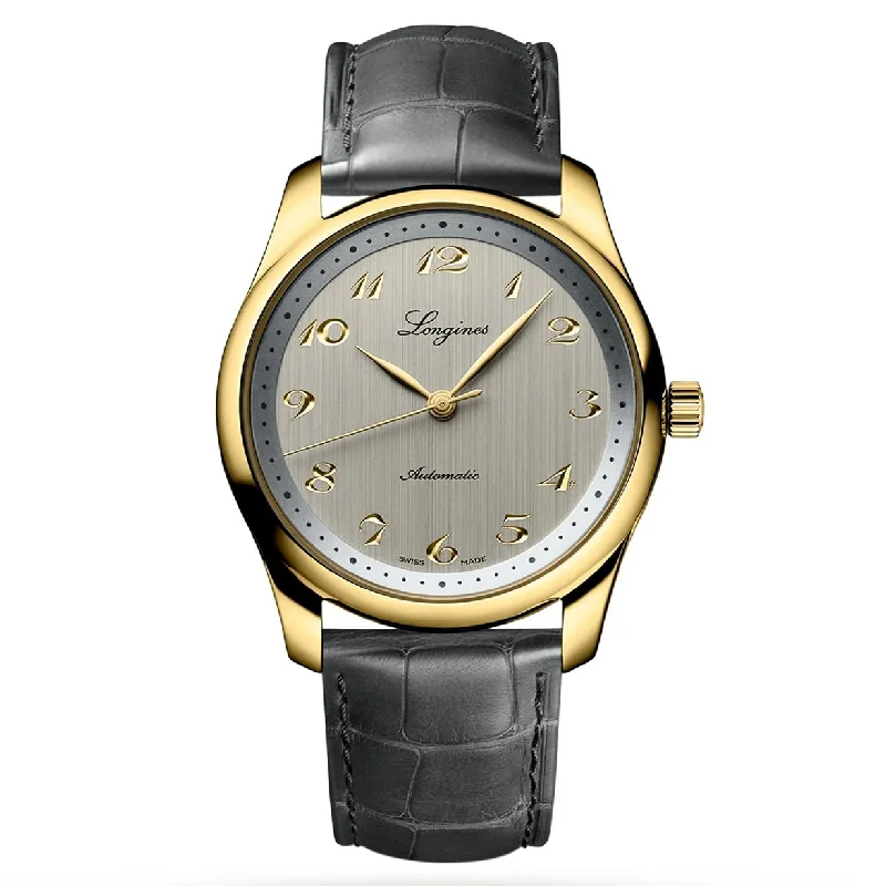 Women's Pilot Watches with Personalized Engraving-Longines Master Collection Grey dial Men 40mm Women's Pilot Watches with Personalized Engraving-Longines Master Collection Grey dial Men 40mm