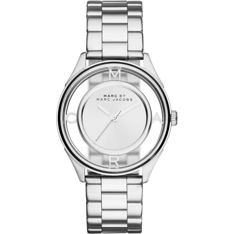 Marc Jacobs MBM3412 Ladies Tether Silver Watch