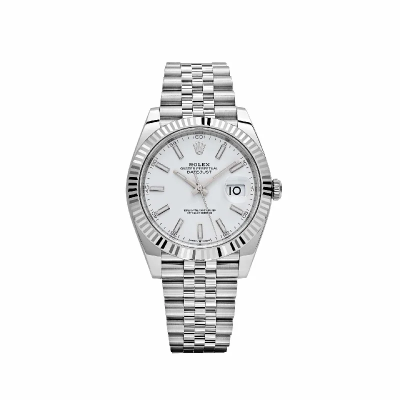 How to clean Rolex Cerachrom bezel on men's watches -Rolex Datejust 126334 Stainless Steel White Dial Jubilee (2024)