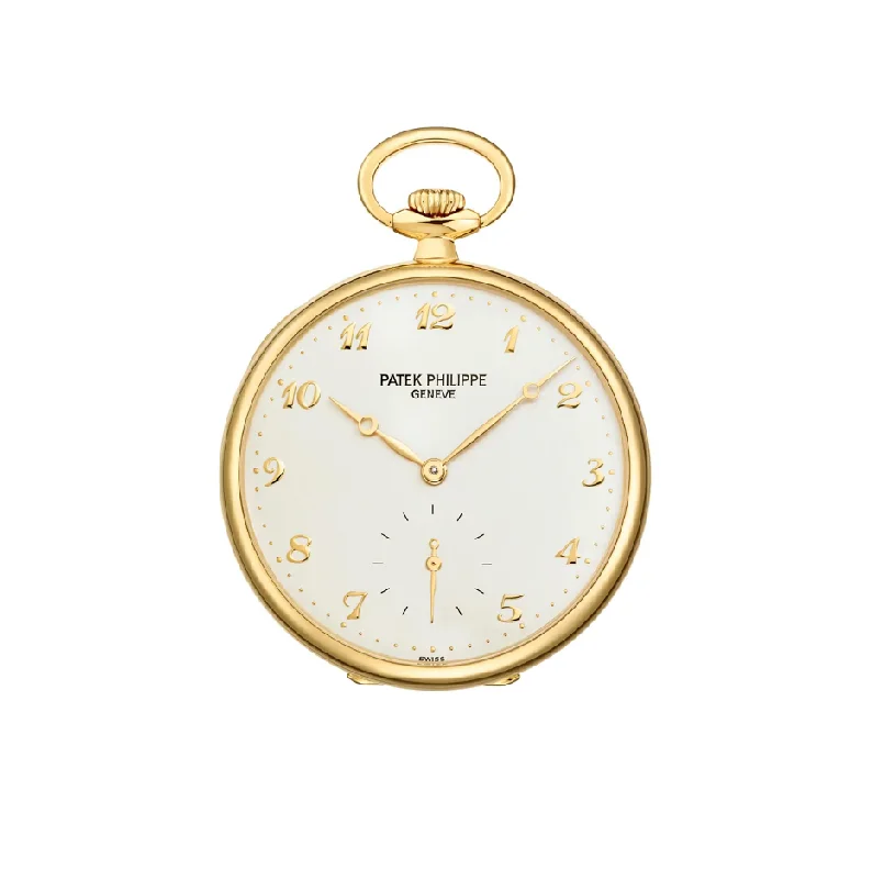 Men's Patek Philippe Watches with Altimeter Calibration-OPEN-FACE POCKET WATCH - 973J (P.O.A)