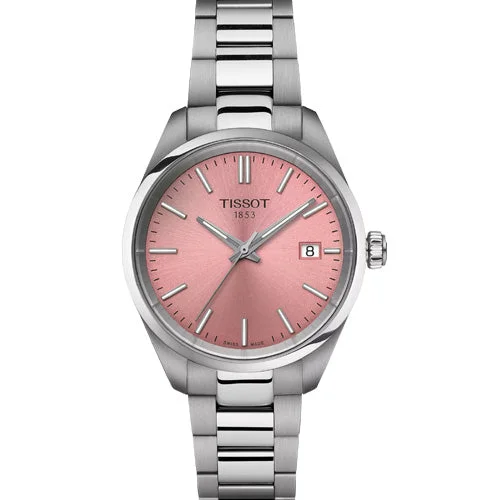 Women's Heritage Watches for Technological Innovation-Tissot T-Classic PR100 Pink Dial Women 34mm T1502101133100