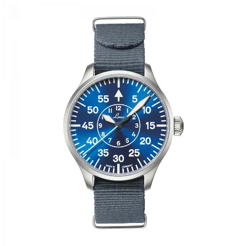 Men's Pilot Watches with Large Case Size-Pilot Basic Aachen Blaue Stunde 39 862103