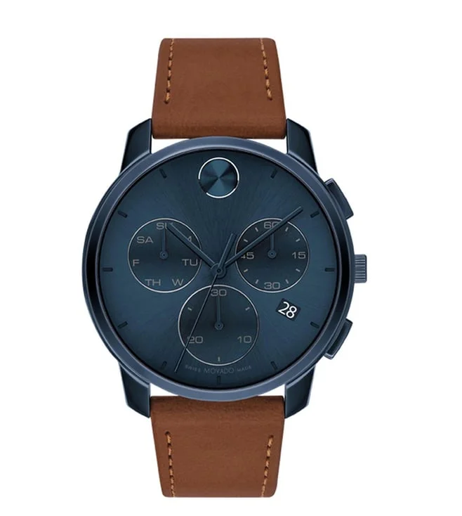 Men's Chronograph Watches for Customization-Movado Bold Thin 3600834 Watch for Men