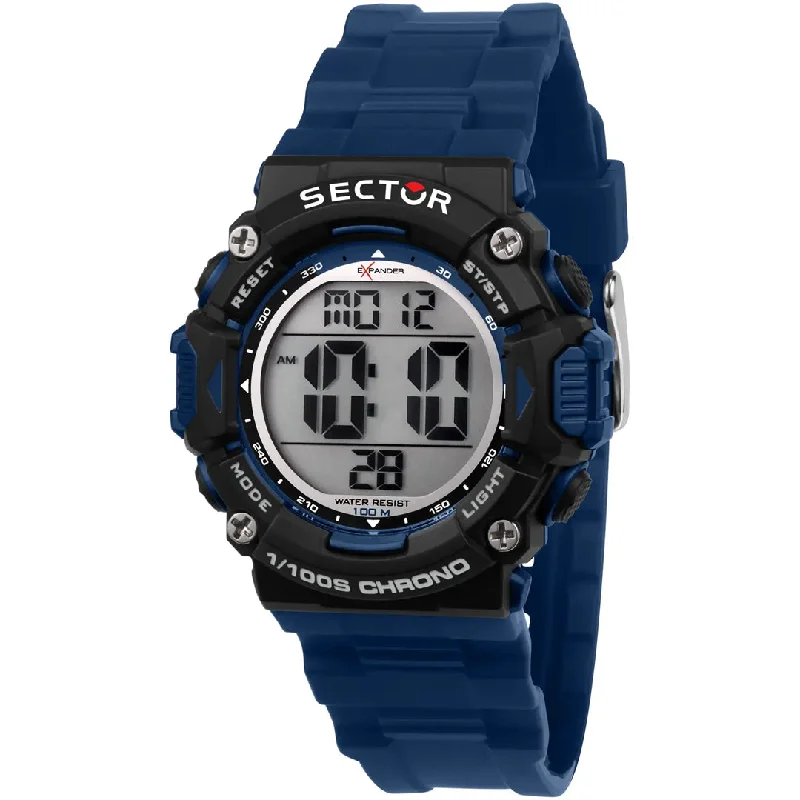 Men's Quartz Watches for Retro Charm-SECTOR, DIGITAL EX-32