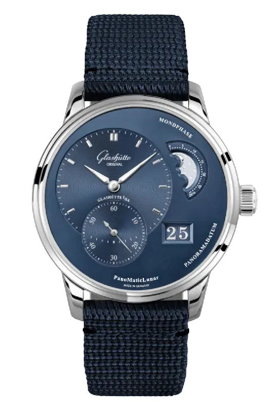Men's Spring Style Dress Watches for Garden Parties-Glashütte Original PanoMaticLunar 1-90-02-46-32-64