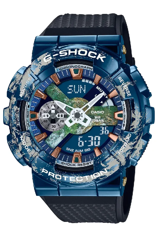 Men's Extra Large Style Dress Watches for Oversized Style-G-Shock GM110 Earth Special Edition GM110EARTH-1