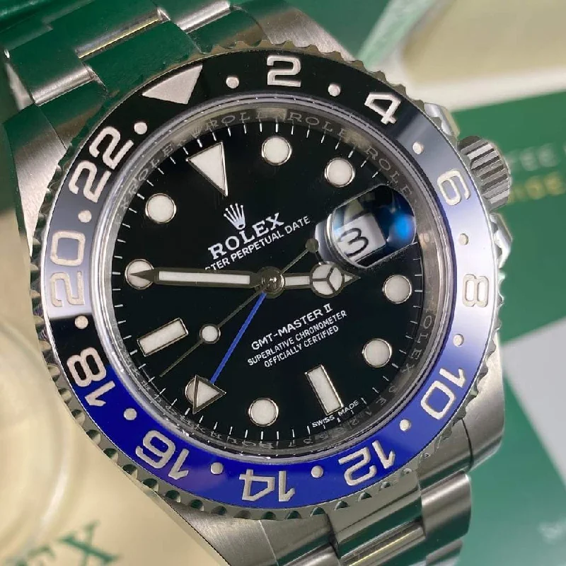 Women's Rolex Romantic Dinner Design Watches-Rolex GMT Master II 116710BLNR Batman (2017)