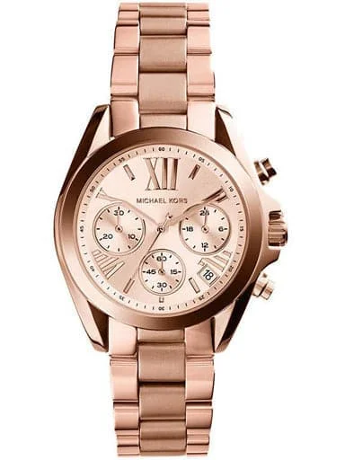 Men's Chronograph Watches for Weather Monitoring-Michael Kors Analog Rose Dial Women'S Watch - Mk5799I