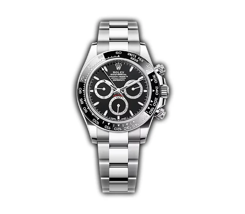 Rolex Datejust vs Day-Date comparison for men's dress watches -40mm Steel Ceramic Bezel Black Dial Caliber 4131