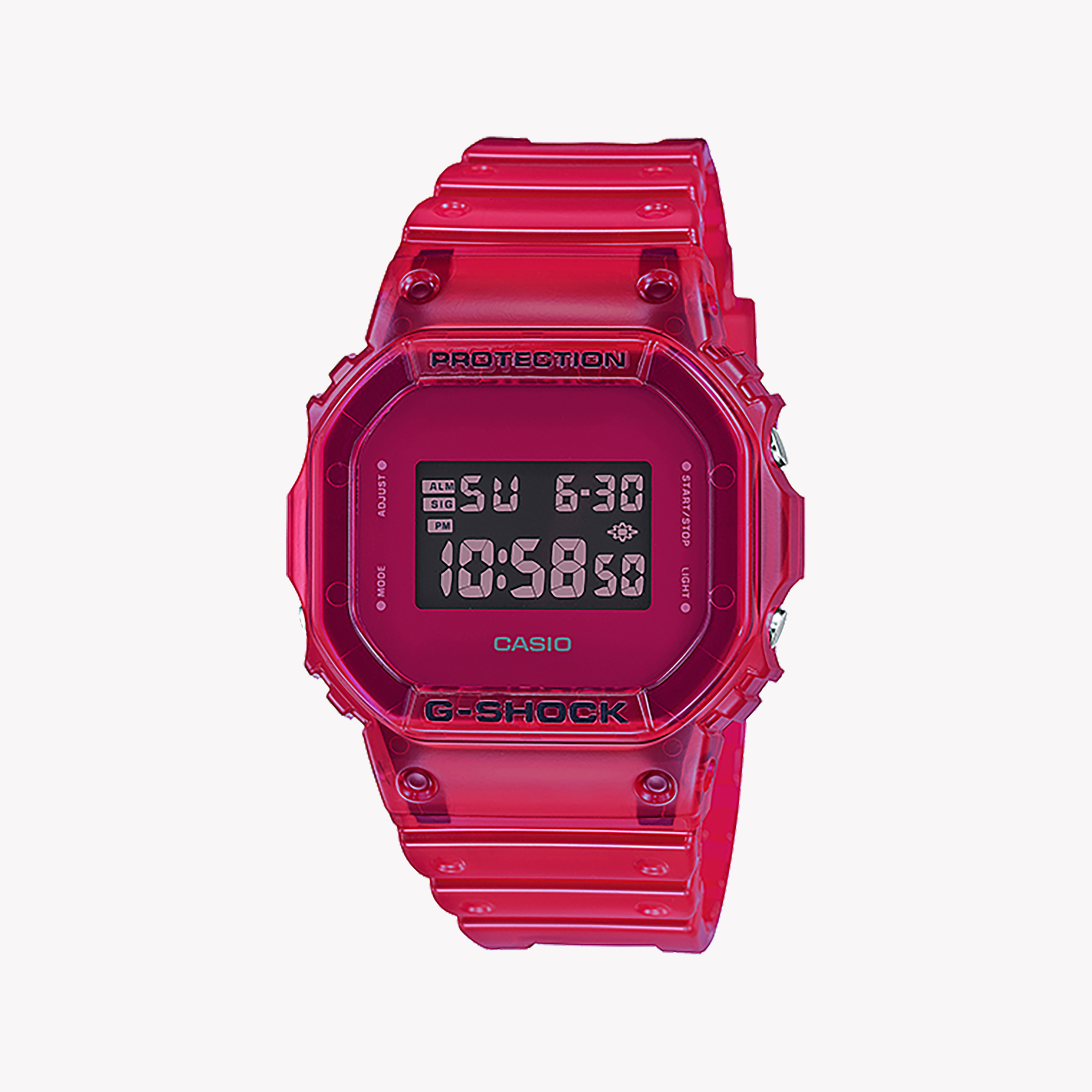 Men's Digital Watches for Modern Aviation-CASIO G-SHOCK DW-5600SB-4DR BOLD ADVENTURE - VIBRANT PINK RESIN MEN'S WATCH