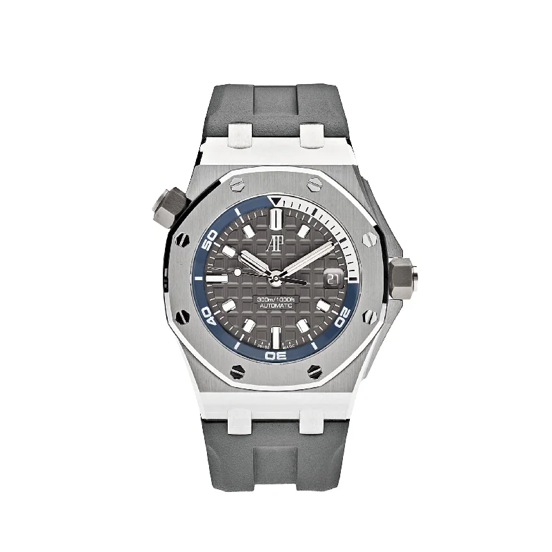 Men's Audemars Piguet Extra Large Style Watches-Audemars Piguet Royal Oak Offshore 15720ST.OO.A009CA.01 Diver Stainless Steel Grey Dial (2023)