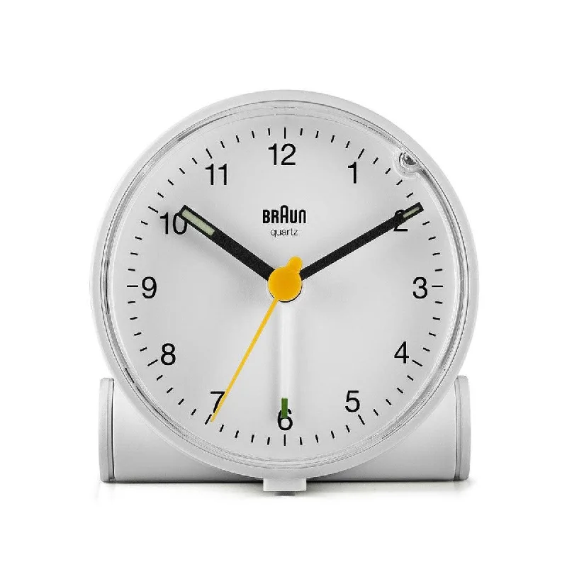 Turret Clocks for Castle-Inspired Decor-Braun Classic Analogue Alarm Clock BC01W