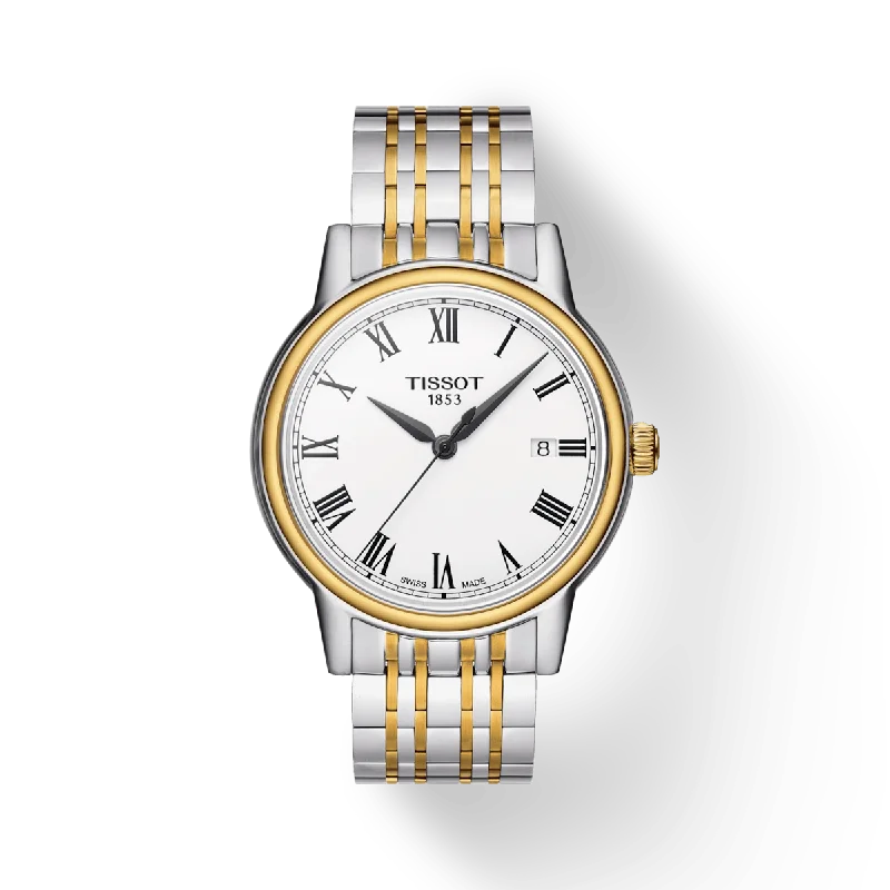 Women's Heritage Watches with Thermometer Function-Tissot T-Classic White Dial Men 32mm