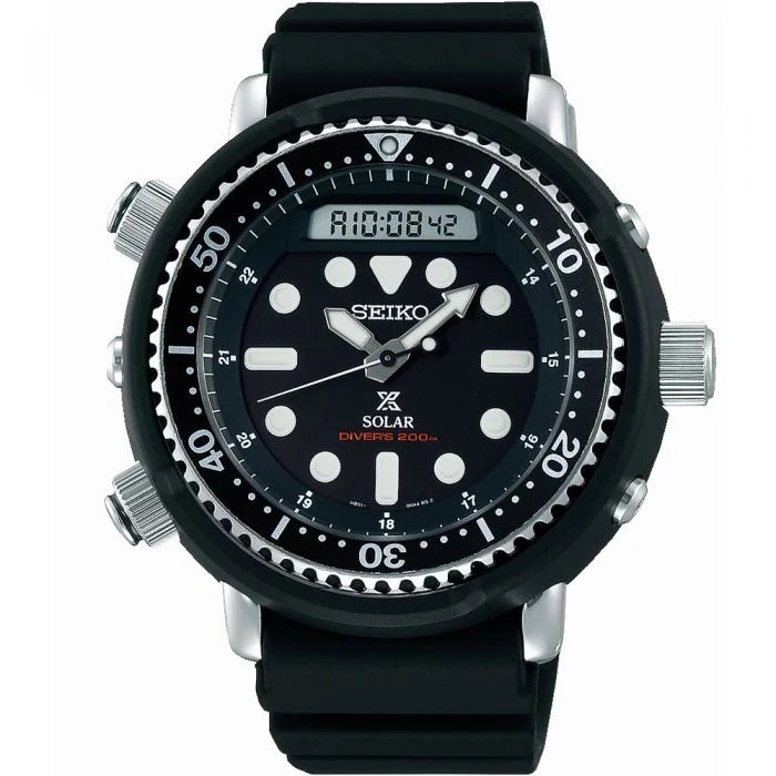 Men's Seiko German Made Watches-Seiko Prospex SNJ025P "Arnie" Hybrid
