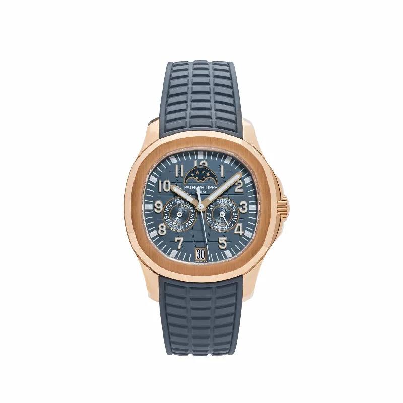 Men's Patek Philippe Watches for Timeless Style-Patek Philippe Aquanaut Luce 5261R-001 Annual Calendar Rose Gold Blue-Gray Dial (2024)