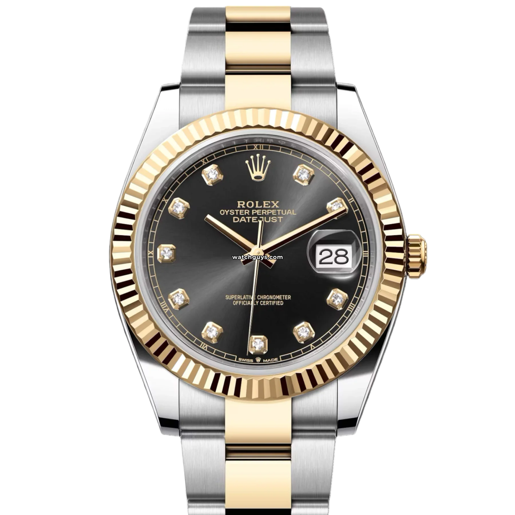 Women's Rolex Business Meeting Style Watches-Rolex Datejust 126333 Black Diamond