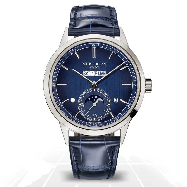 Men's Patek Philippe Watches with Barometer Calibration-Patek Philippe	Grand Complications In-Line Perpetual Calendar	5236P-001