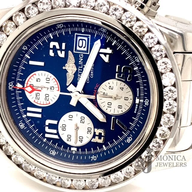 Rolex Yacht-Master 42 vs Submariner size comparison -Breitling Super Avenger 4carat bezel