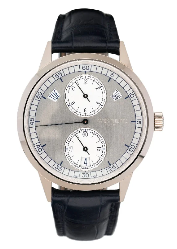 Men's Patek Philippe Watches for Orienteering-Patek Philippe Complications 5235G Annual Calendar Mens Watch Box Papers