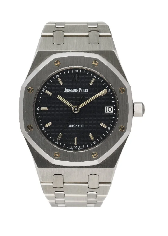 Men's Audemars Piguet Date Night Design Watches-Audemars Piguet Royal Oak 14790ST Stainless Steel Men's Watch Box & Papers