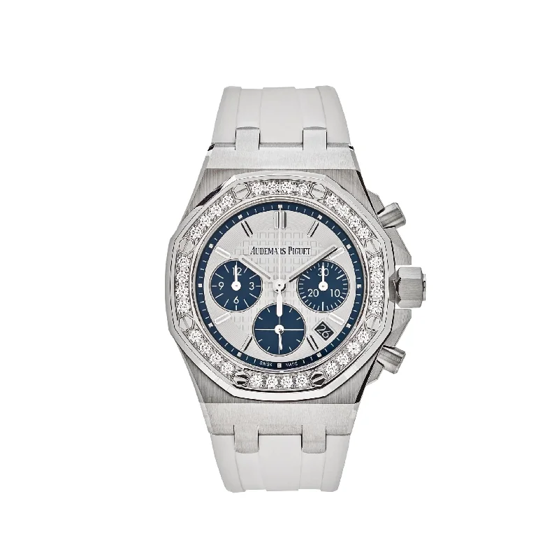 Men's Audemars Piguet Vintage Style Watches-Audemars Piguet Royal Oak Offshore 26231ST.ZZ.D010CA.01.A Stainless Steel Silver Dial Diamond Bezel (2022)
