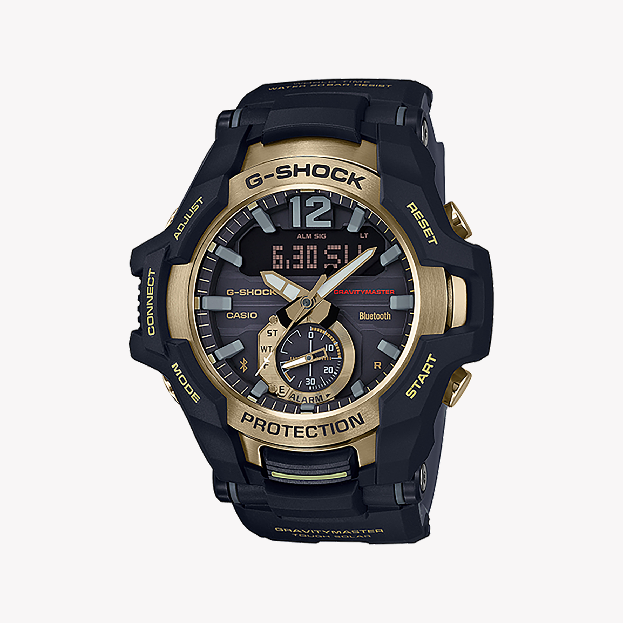 Men's Digital Watches with Advanced Materials-CASIO G-SHOCK GR-B100GB-1ADR - ELEGANT ADVENTURER MEN'S WATCH with Black & Gold Design and Ultimate Durability