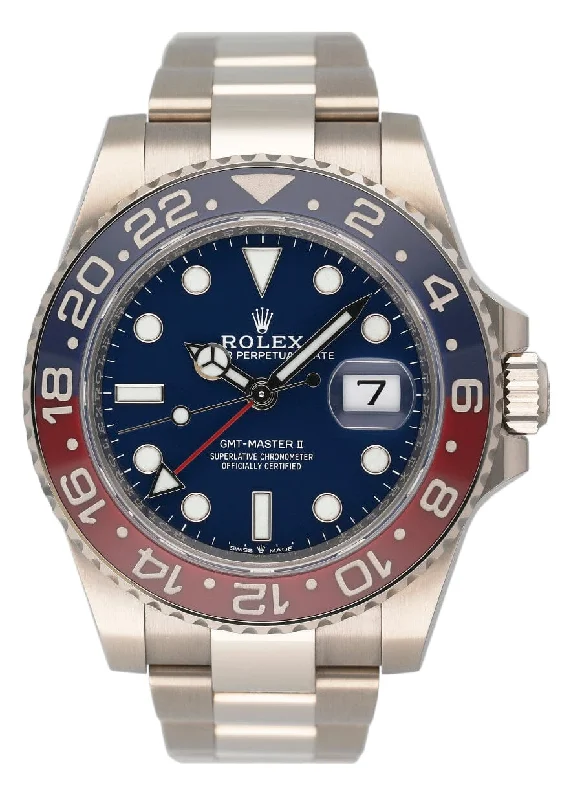 top-rated men's Rolex sports watches -​Rolex GMT Master 126719 Blue Dial "Pepsi" Mens Watch Box Papers