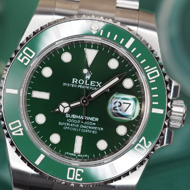 Women's Rolex Limited Edition Design Watches-Rolex Submariner 116610LV Hulk (2020)