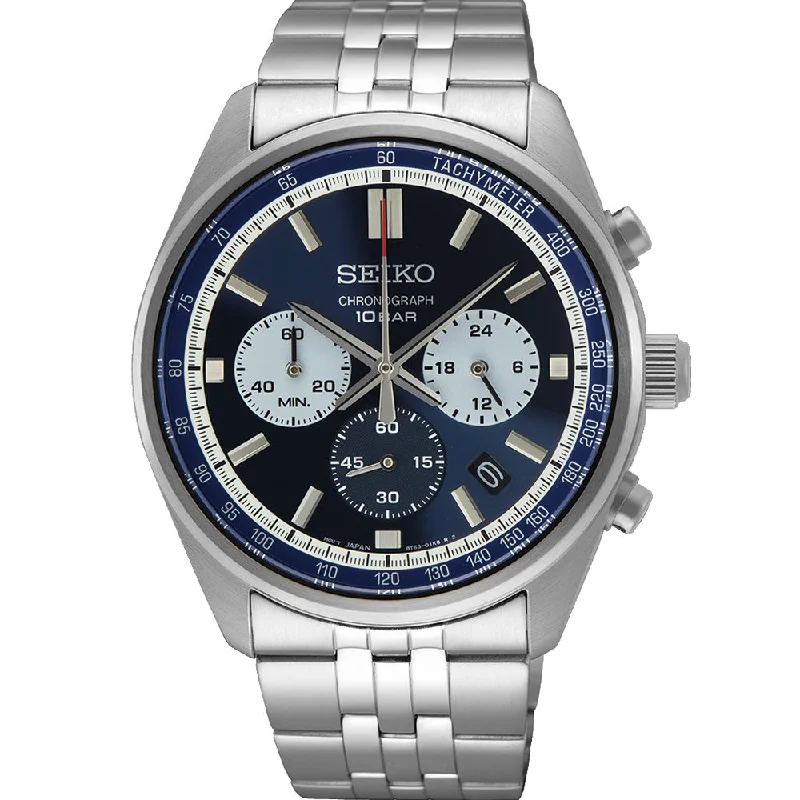 Men's Seiko Analog Design Watches-Seiko Essential SSB427P Chronograph