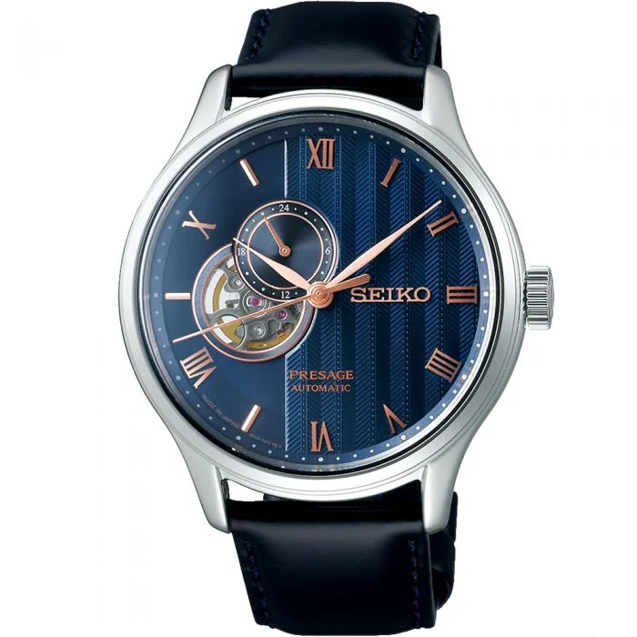 Men's Seiko Cushion Case Watches-Seiko Presage SSA421J 'Zen Garden' Automatic