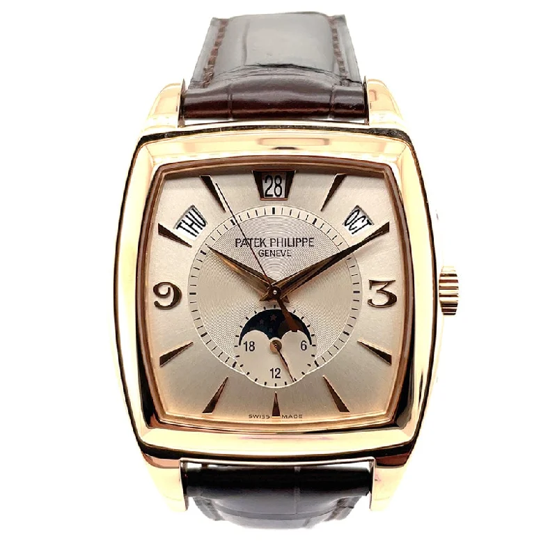 Men's Patek Philippe Watches for Military Personnel-Patek Philippe Gondolo Calendario 5135R-001 - Pre-Owned
