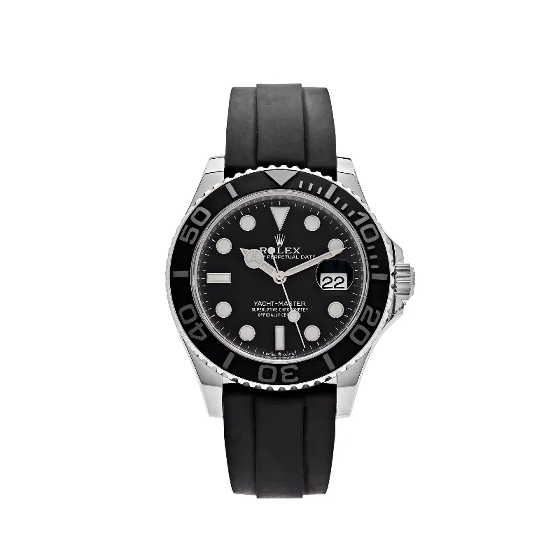 men's Rolex watches with date display -​Rolex Yacht-Master 226659 White Gold Black Dial (2022)