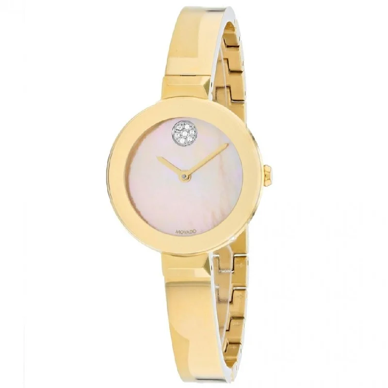 Women's Chronograph Watches with Special Edition-Movado Women's 3600627 Bold Black Silicone Watch