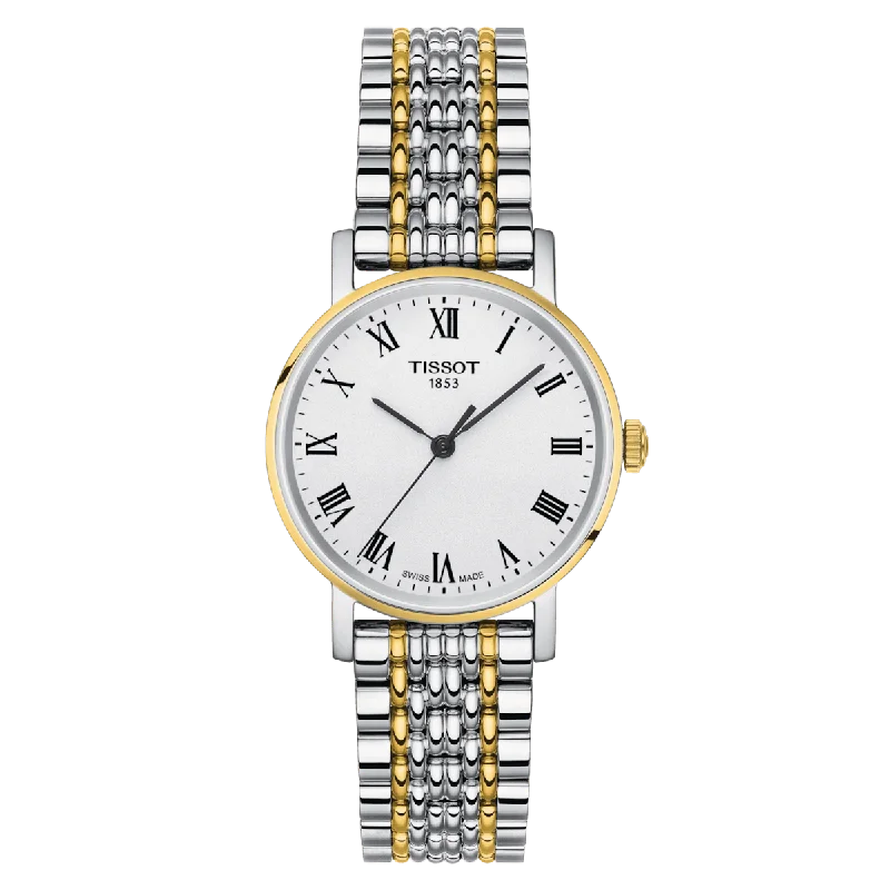 Women's Heritage Watches with Tactical Design-Tissot T-Classic Silver Dial Women 30mm