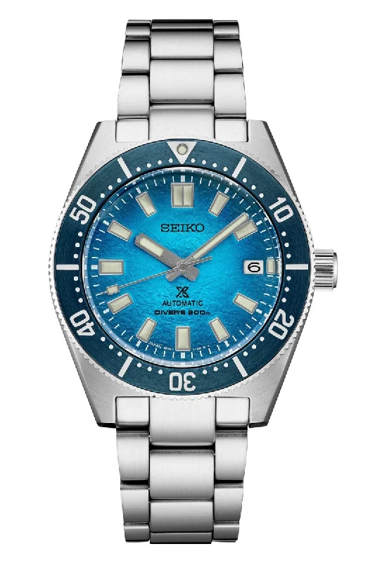 Men's Solar Powered Design Dress Watches for Eco-Friendly Options-Seiko Prospex 1965 Diver Re-Creation USA Exclusive SPB419